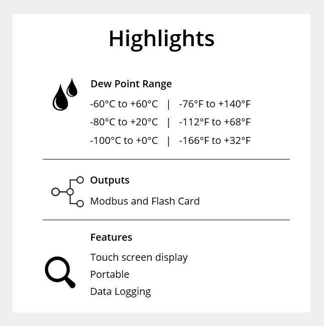Dew Point Sensors for compressed air & gases Compressed Air Alliance