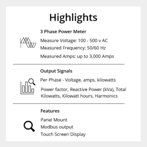 Power Meter - Panel Mount - Features