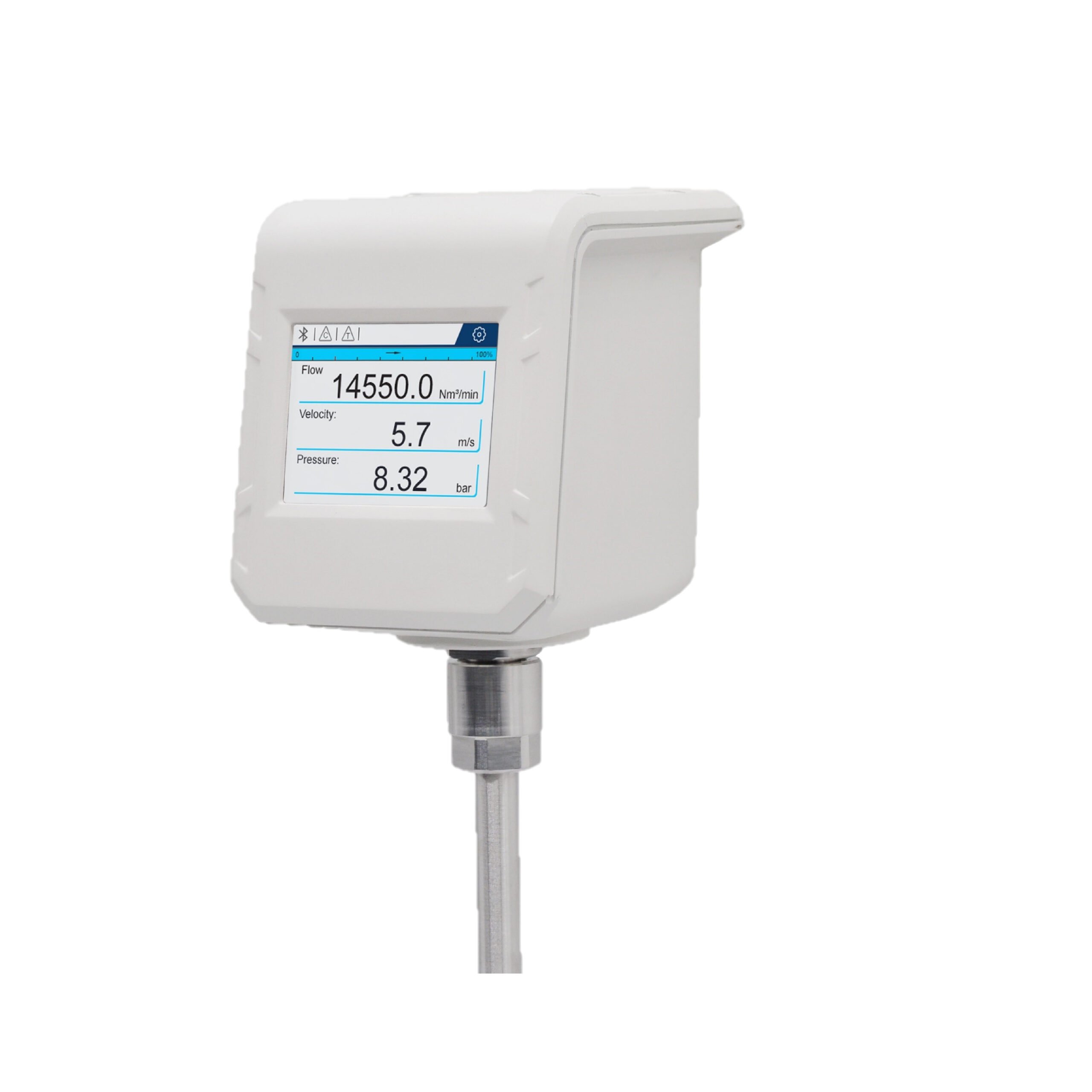 Thermal Mass flow meter head