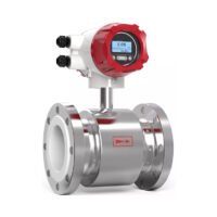 Electromagnetic flow meter for liquids