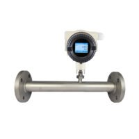 Inline flow meter for outdoor use or harsh environments