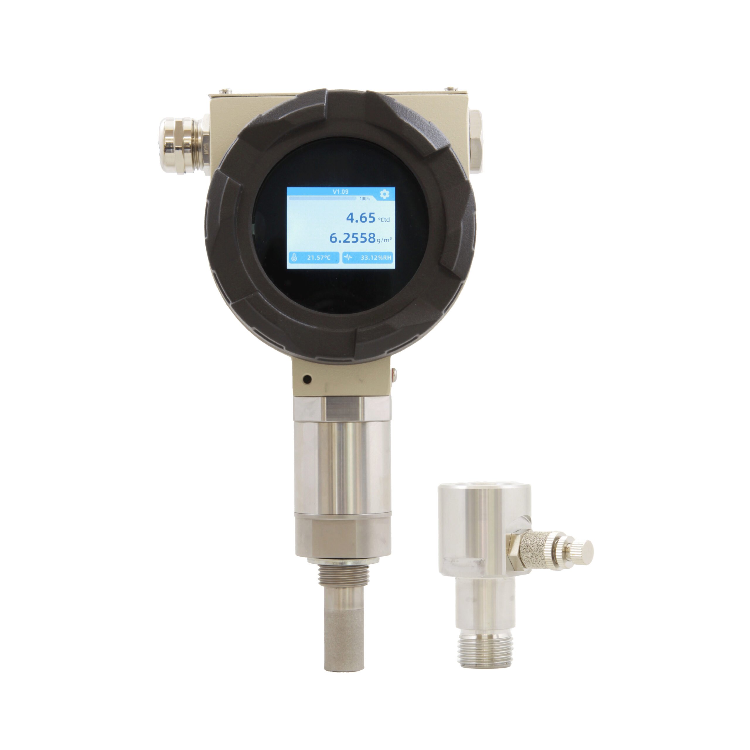 Dew point sensor for outdoor use or harsh environments
